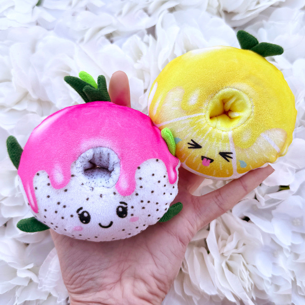 Fruit donut squishy flavors