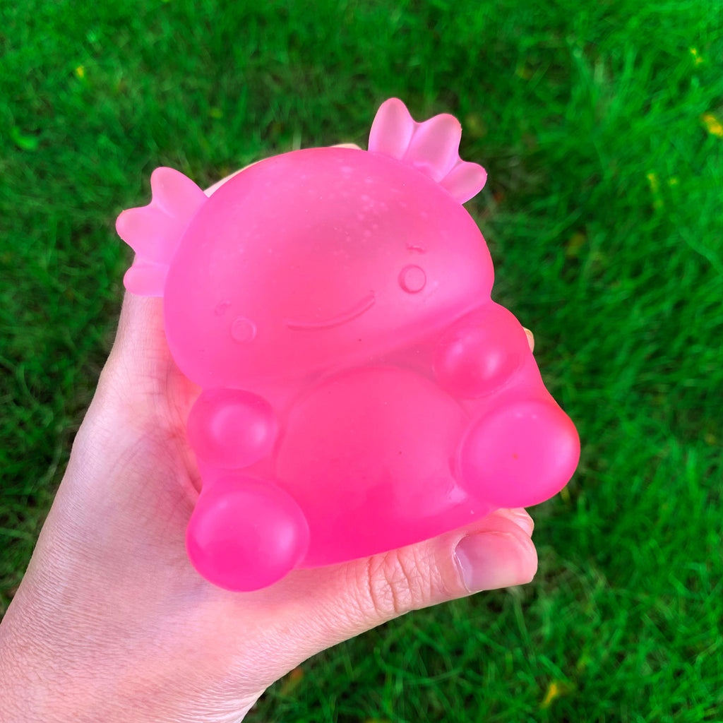 Axolotl squishy close-up