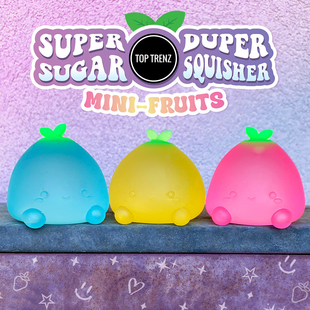 Mini fruit squishy pairs