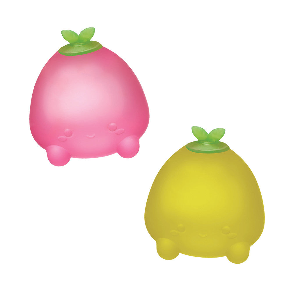 Mini fruit squishy 2-pack