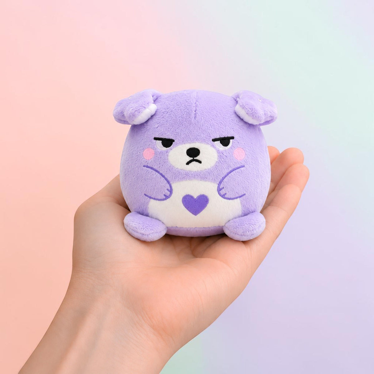 Moody plush characters
