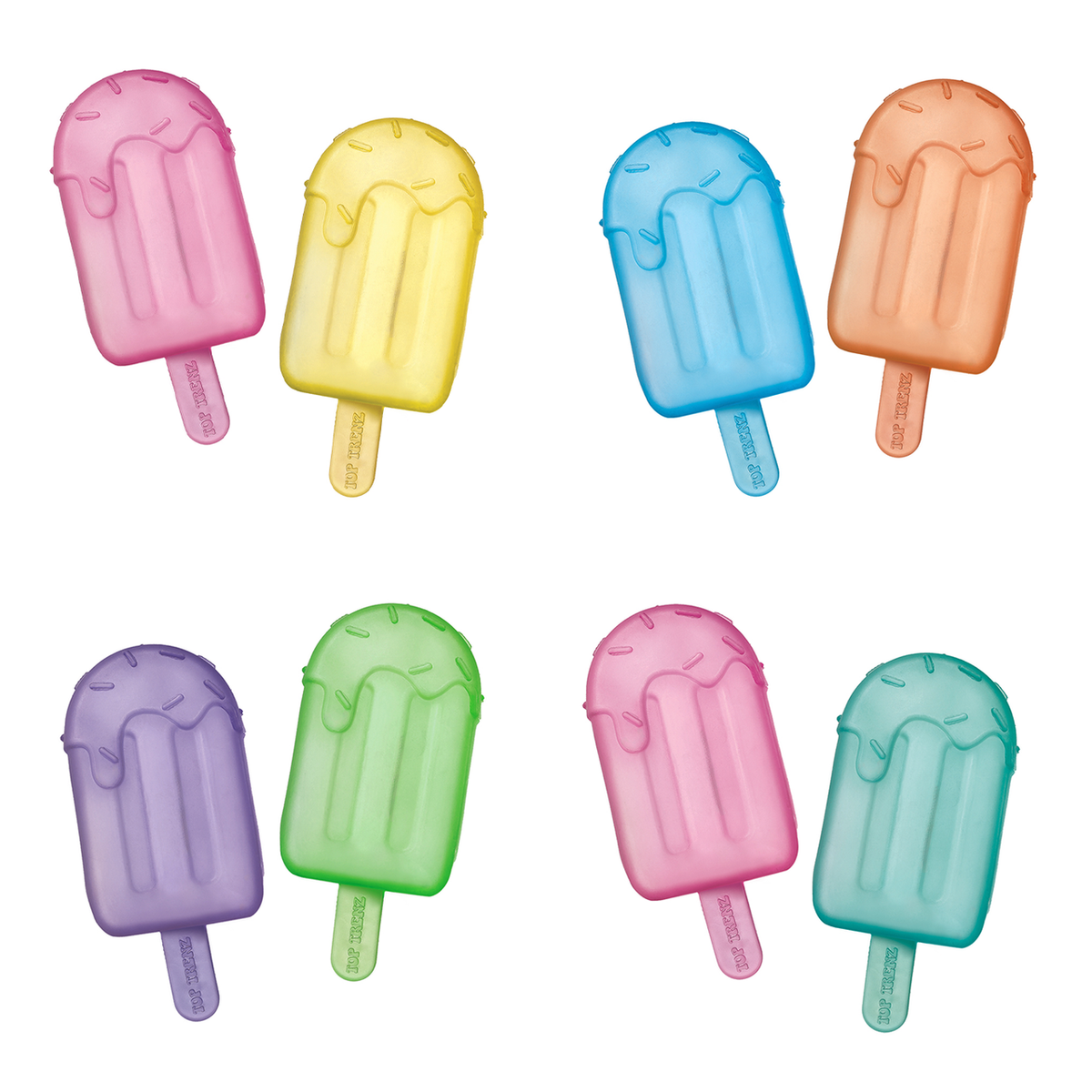 Ice pop squishy colors